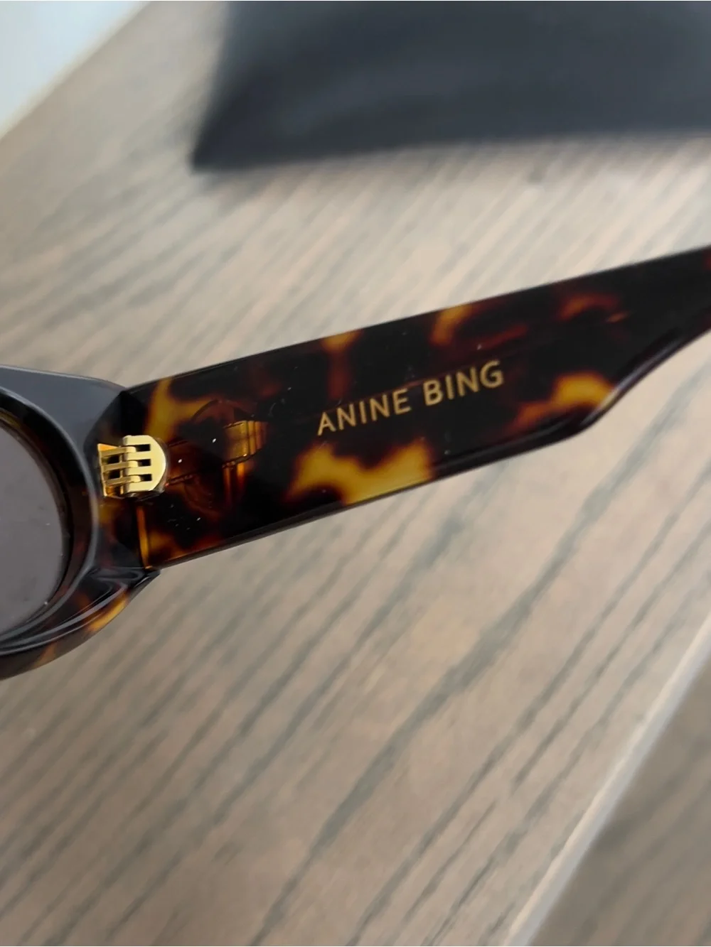 Anine Bing Madrid Sunglasses in Dark Tortoise